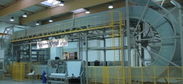 H32-LF – Машина за цепене на дълги блокове и навиване на руло